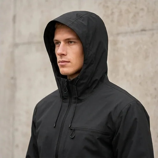 Waterproof Hooded Techwear Jacket