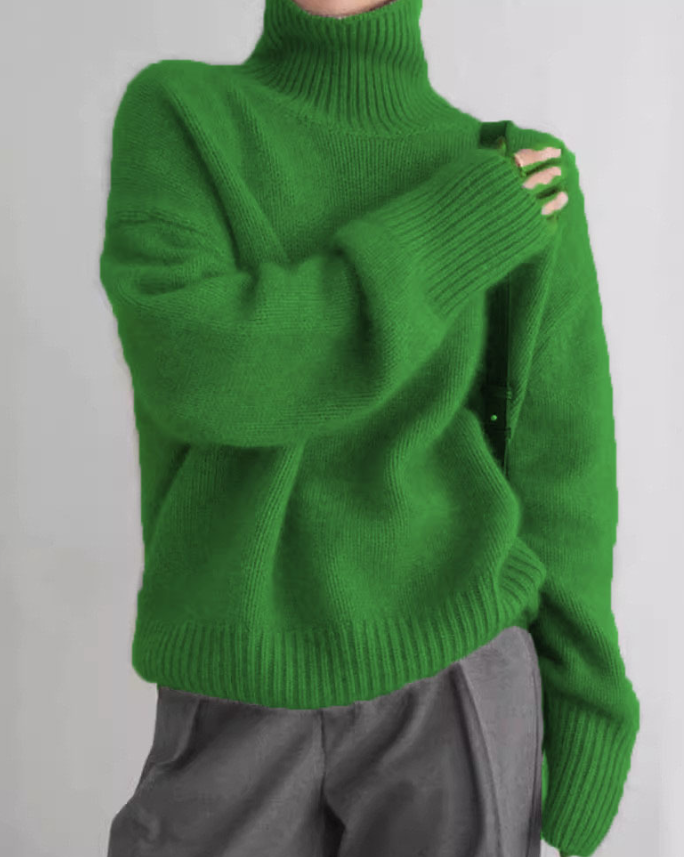 Women's Warm Cashmere Sweater - Soft & Cozy