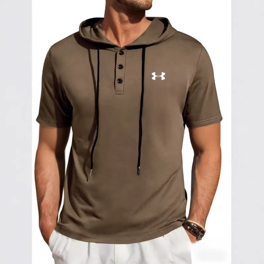 Men's Performance Short-Sleeve Hoodie