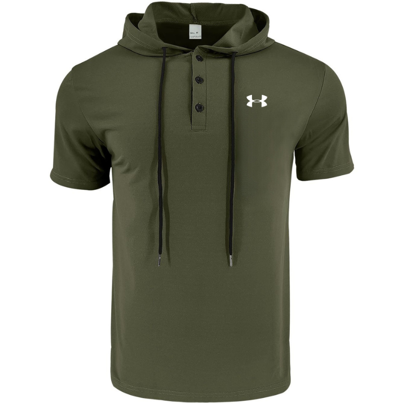 Men's Performance Short-Sleeve Hoodie