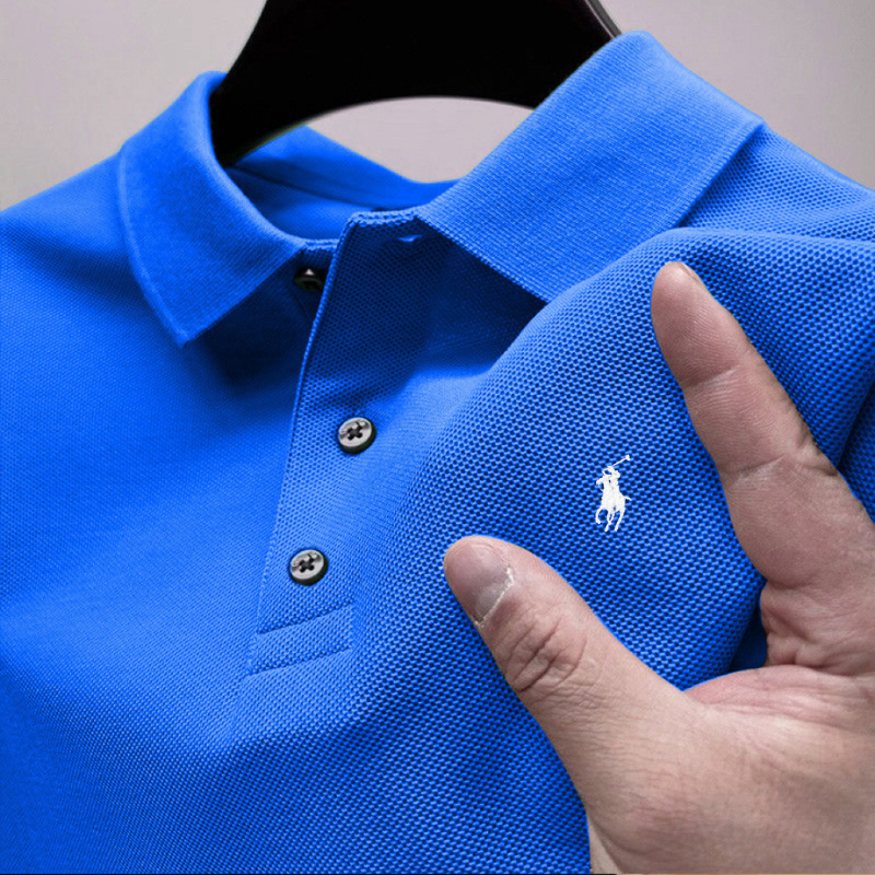 Men's Premium Soft Knit Polo Shirt