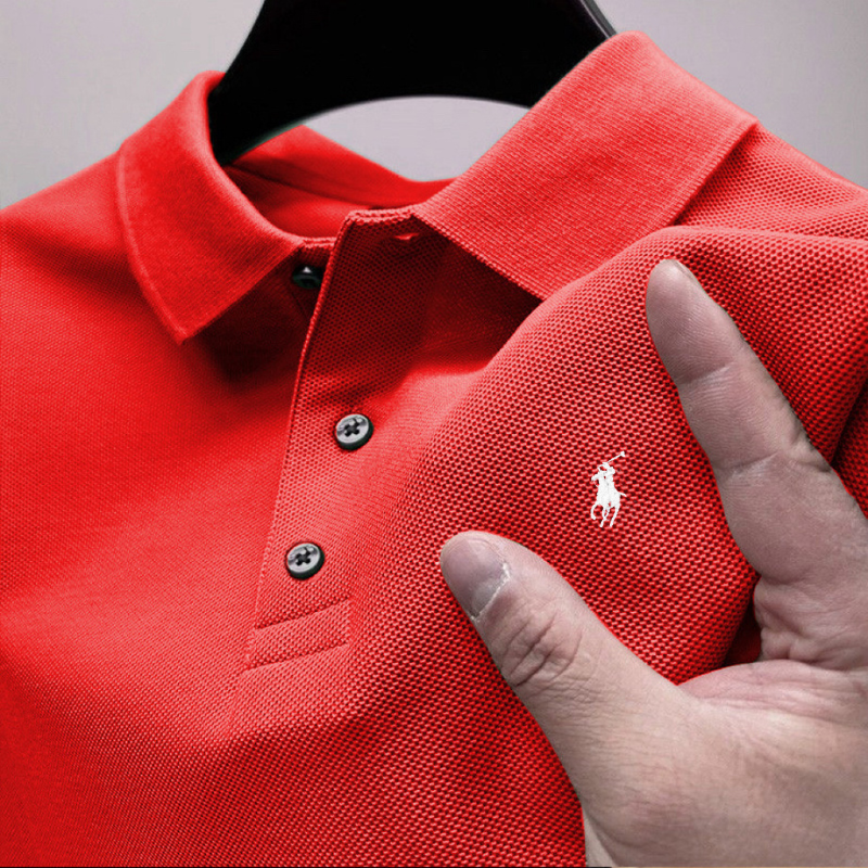 Men's Premium Soft Knit Polo Shirt