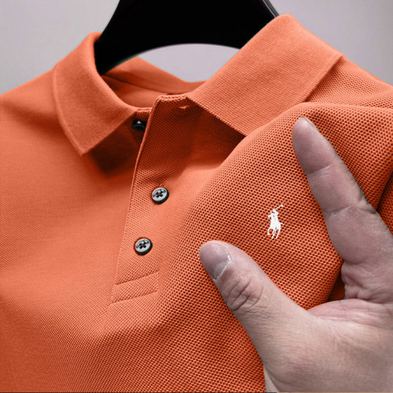 Men's Premium Soft Knit Polo Shirt
