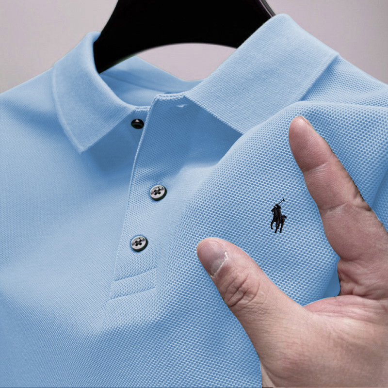 Men's Premium Soft Knit Polo Shirt