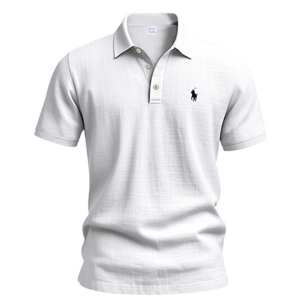 Premium Cotton Linen Polo Shirt