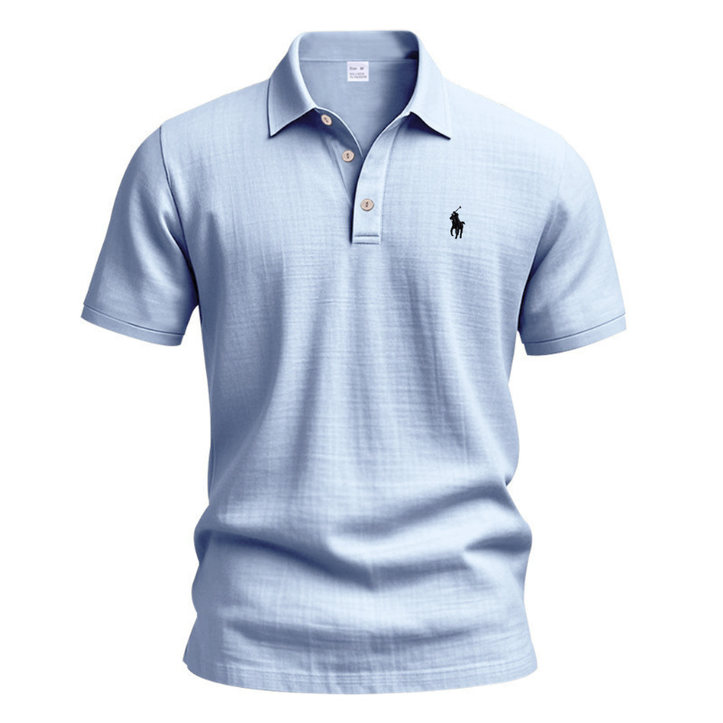 Premium Cotton Linen Polo Shirt
