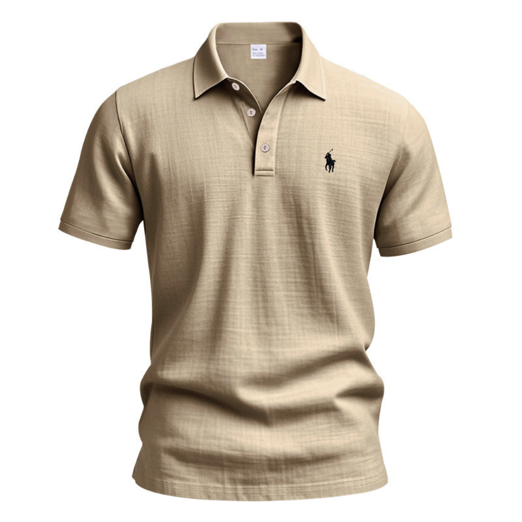 Premium Cotton Linen Polo Shirt