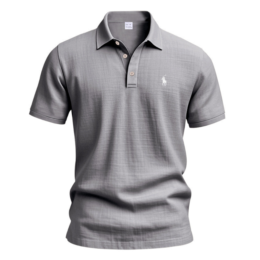 Premium Cotton Linen Polo Shirt
