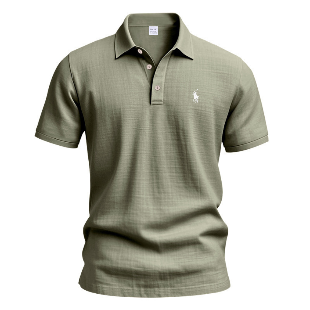 Premium Cotton Linen Polo Shirt