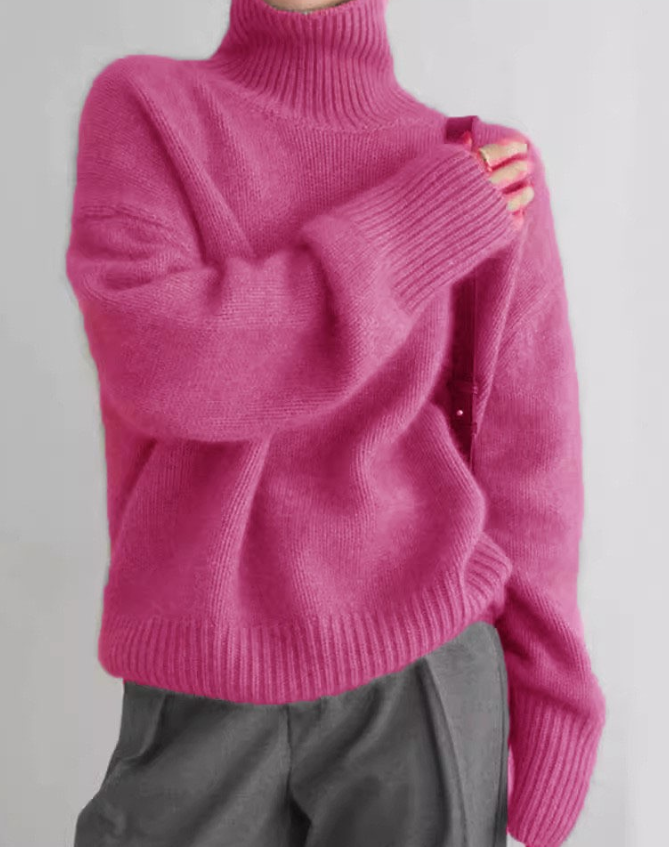 Women's Warm Cashmere Sweater - Soft & Cozy