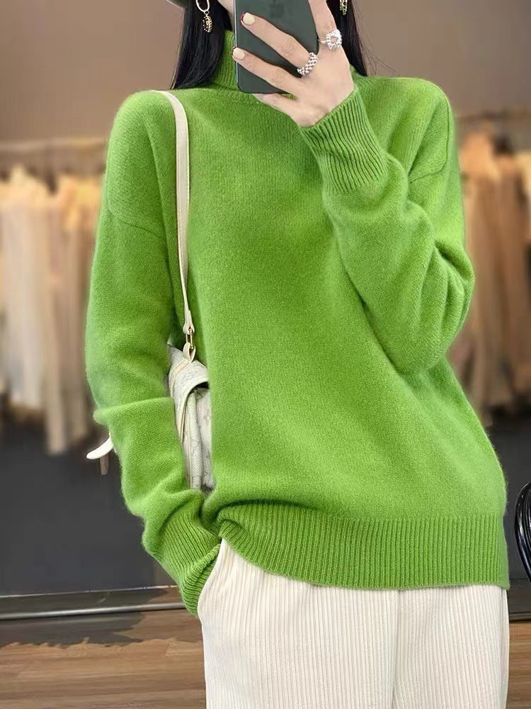 Women's Warm Cashmere Sweater - Soft & Cozy