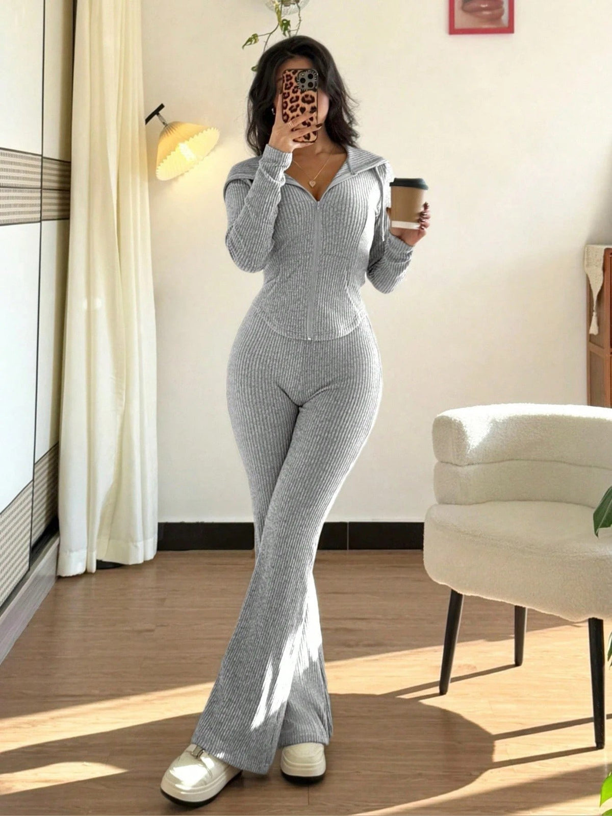 Women’s Luxe Velvet 2-Piece Hoodie Set