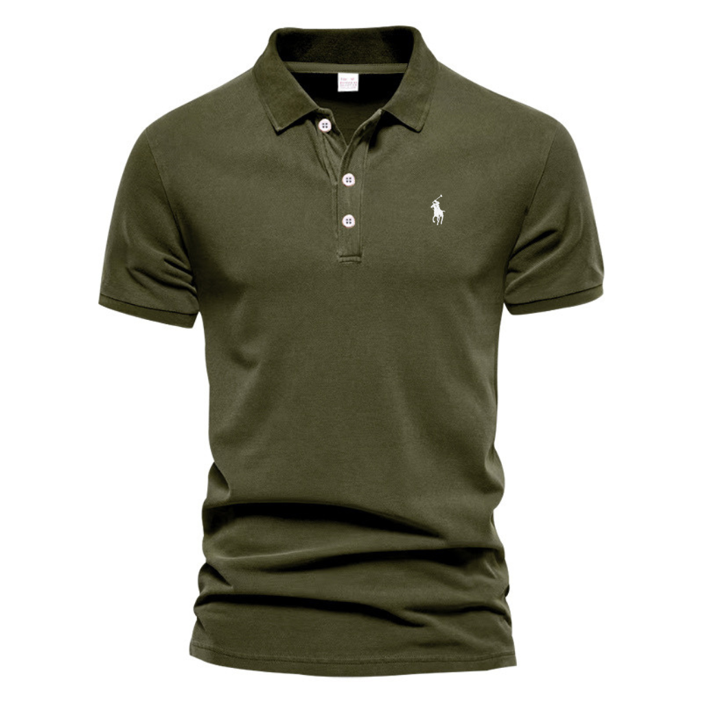 Men's Classic Embroidered Polo Shirt