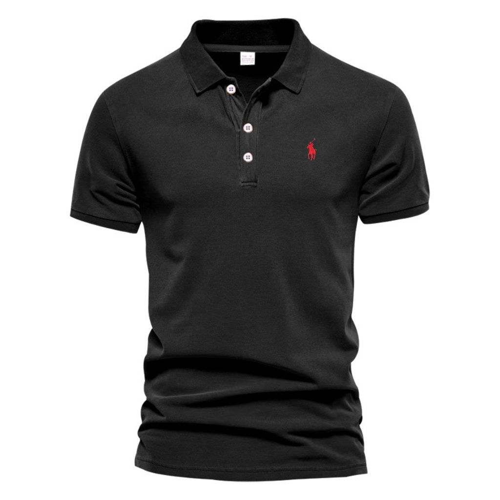 Men's Classic Embroidered Polo Shirt