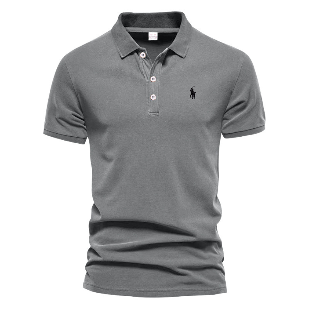 Men's Classic Embroidered Polo Shirt