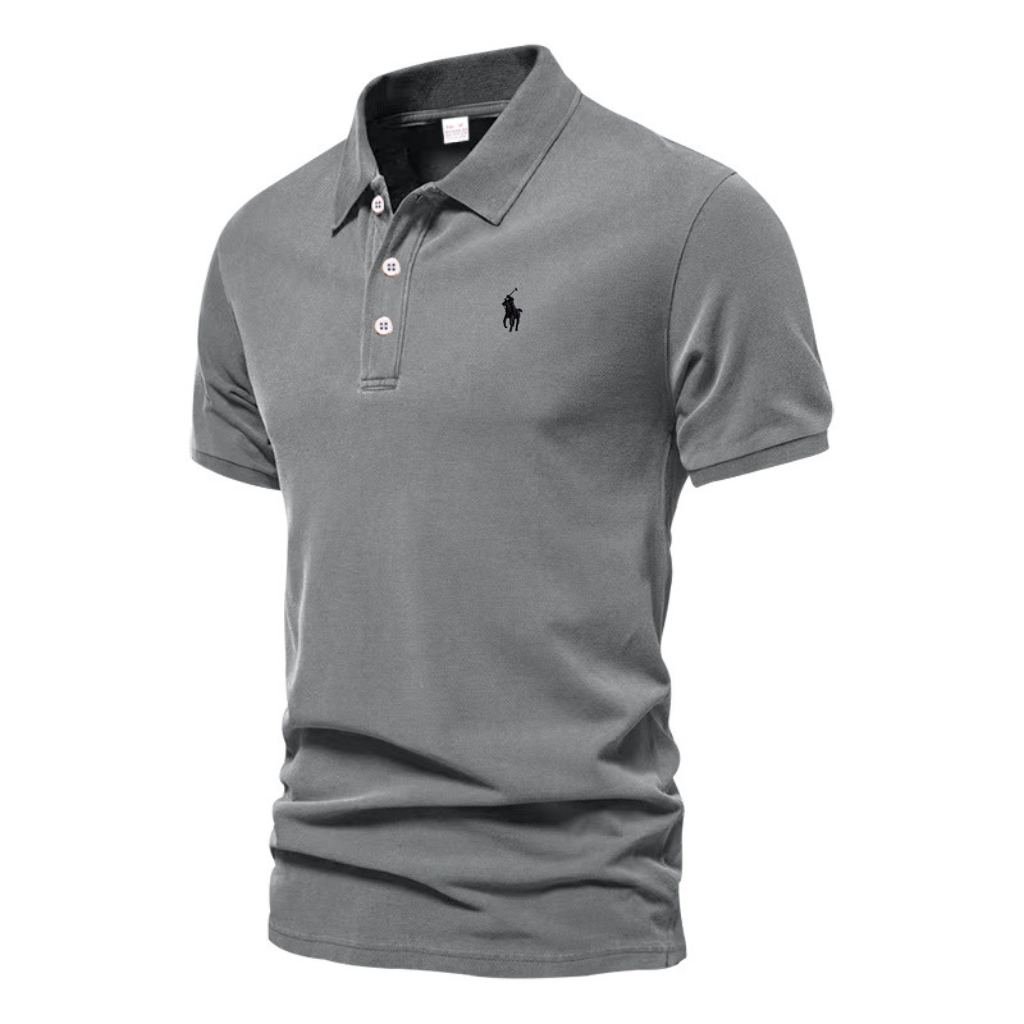 Men's Classic Embroidered Polo Shirt