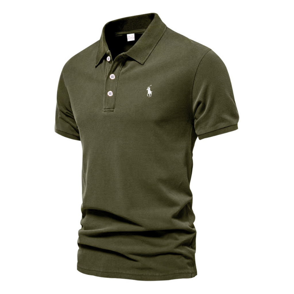 Men's Classic Embroidered Polo Shirt