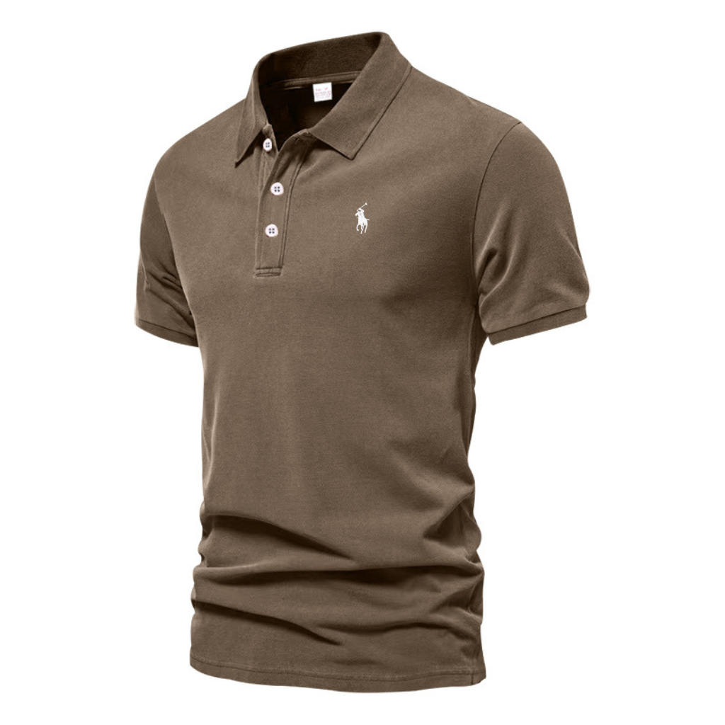 Men's Classic Embroidered Polo Shirt