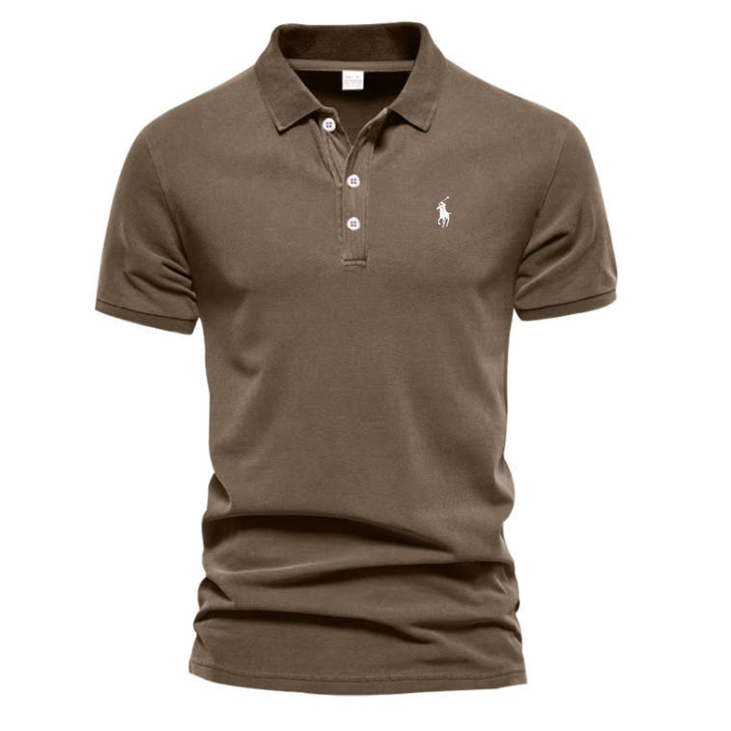 Men's Classic Embroidered Polo Shirt