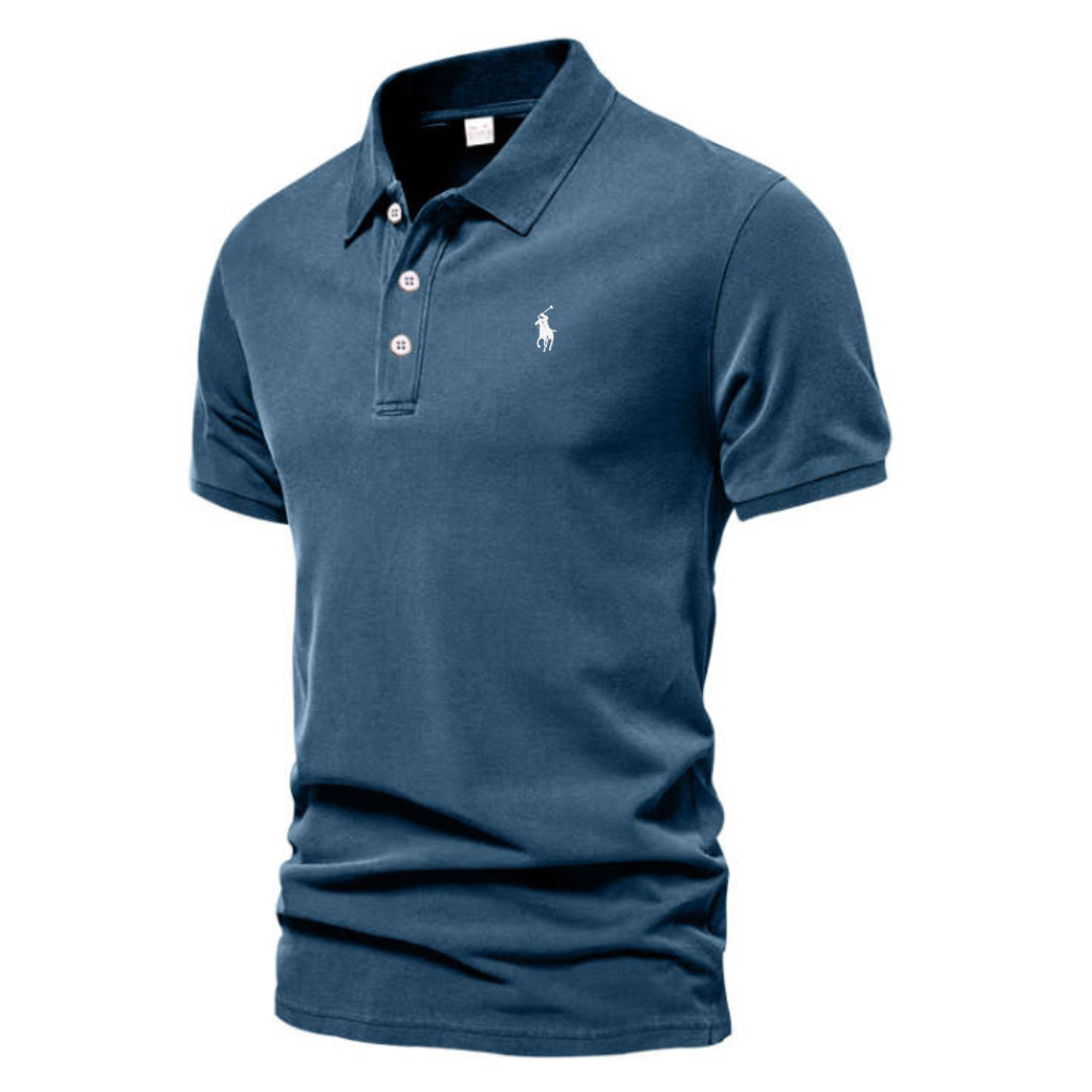 Men's Classic Embroidered Polo Shirt