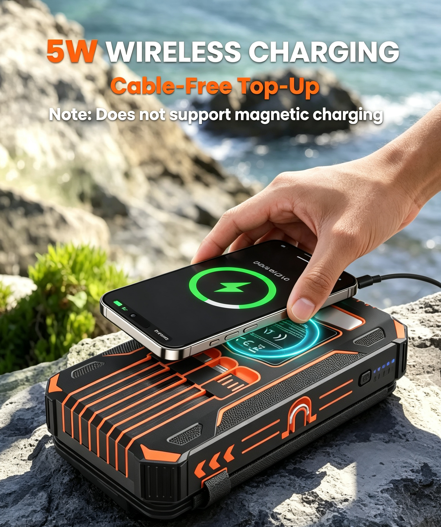 Foldable Solar Power Bank – Ultimate Outdoor Emergency Charger
