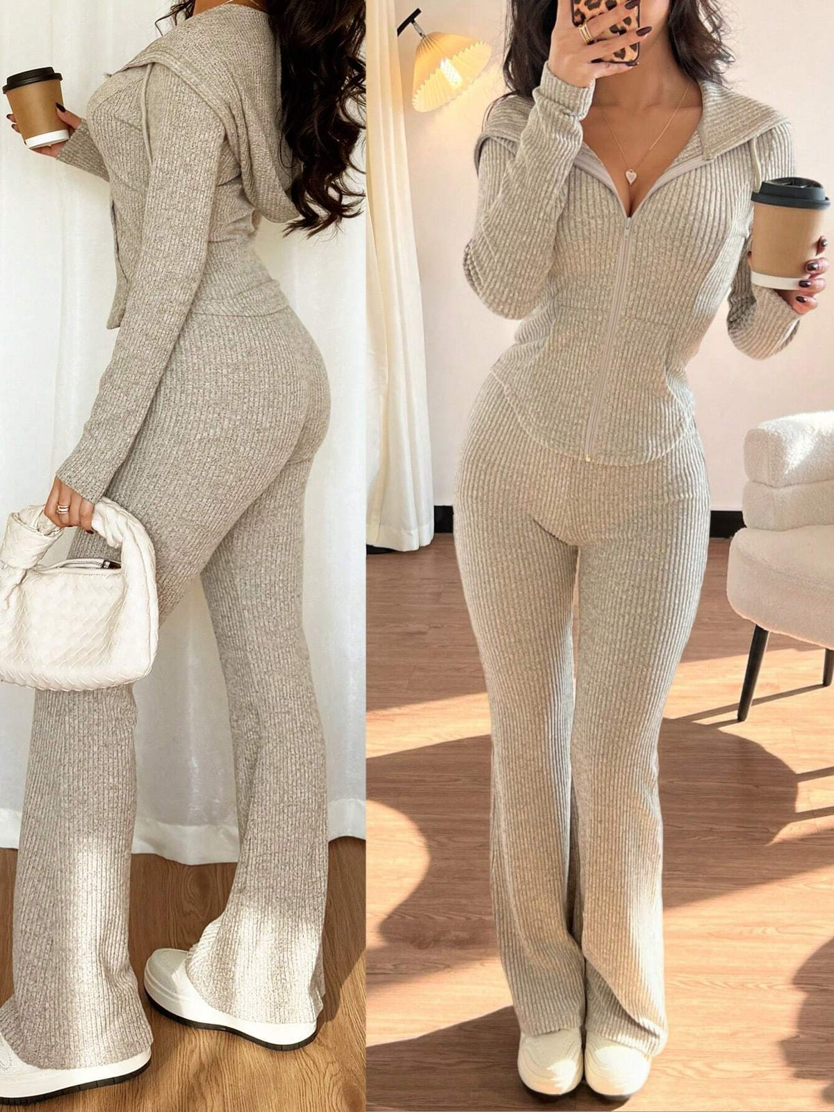 Women’s Luxe Velvet 2-Piece Hoodie Set