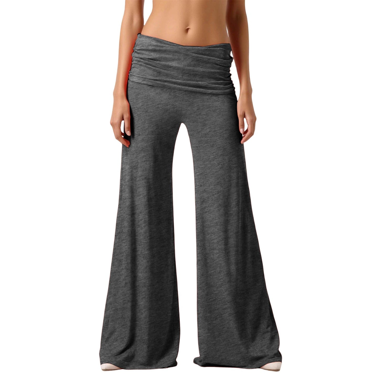 Coral Foldover Everyday Comfort Trousers