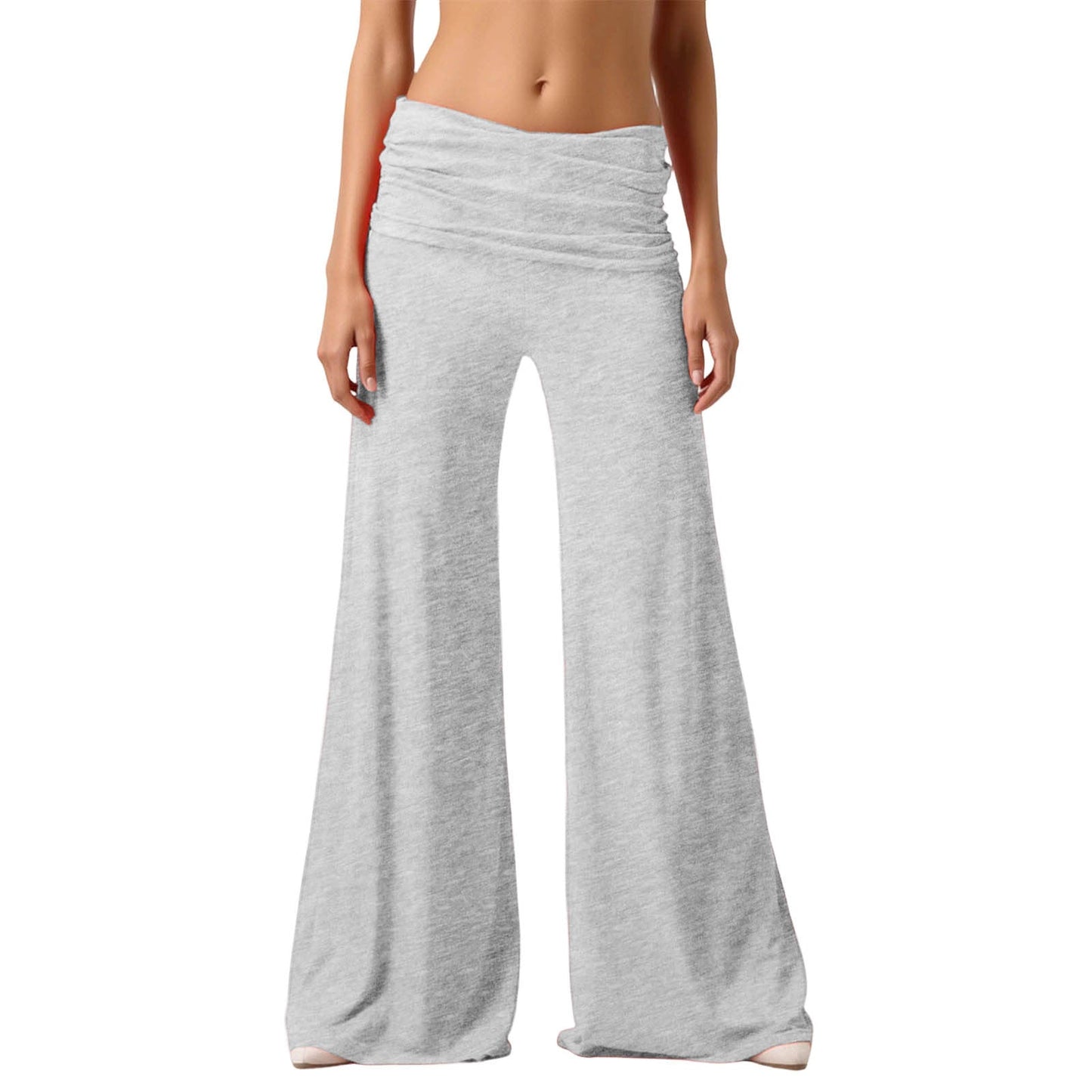 Coral Foldover Everyday Comfort Trousers