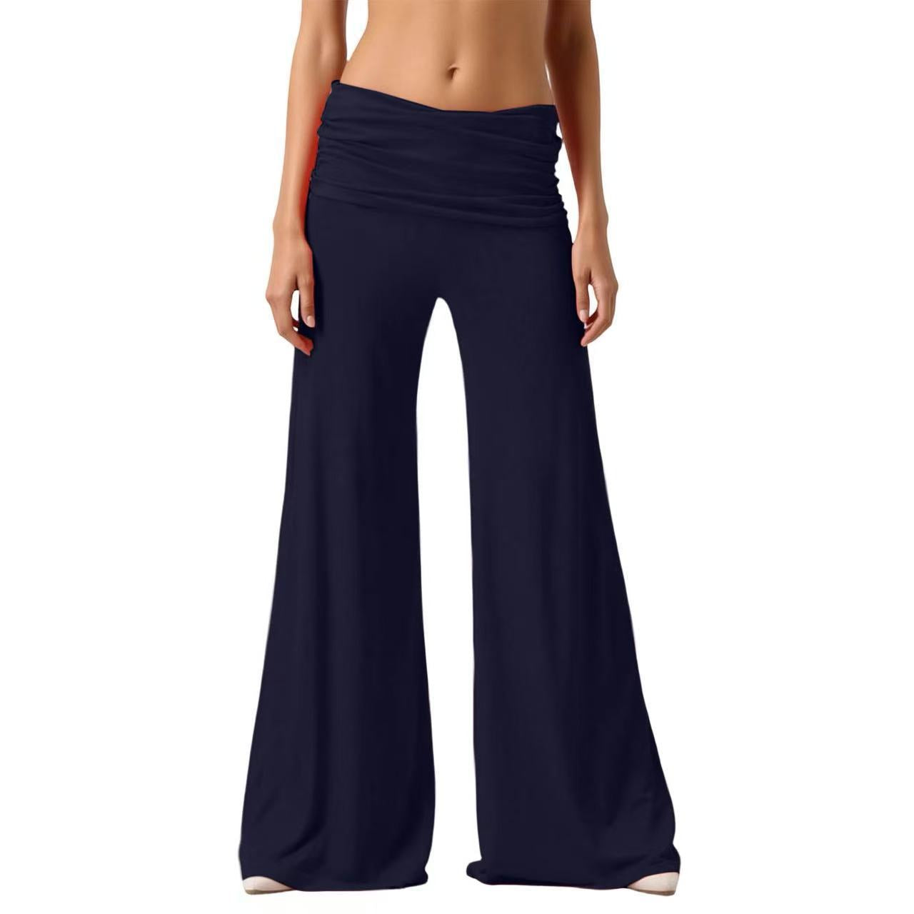 Coral Foldover Everyday Comfort Trousers