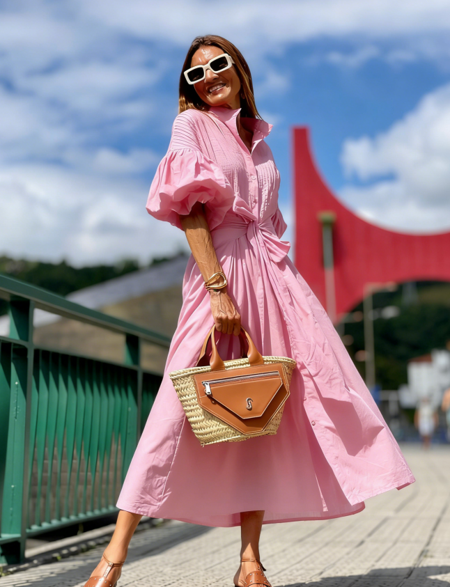 Phoebe Classic Dress -Timeless Minimalist Elegance