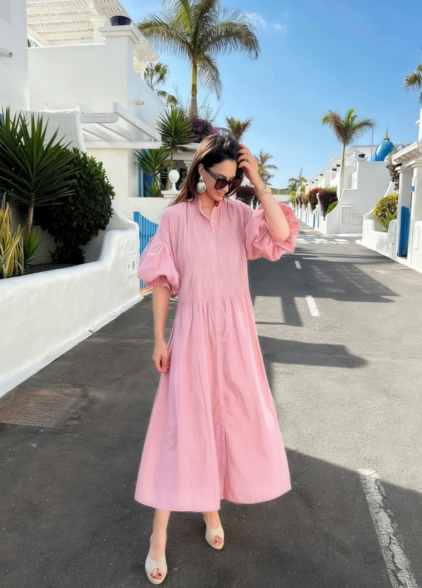 Phoebe Classic Dress -Timeless Minimalist Elegance