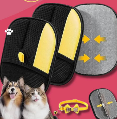 Pet Hair Remover Glove – Pet Grooming & Fur Removal
