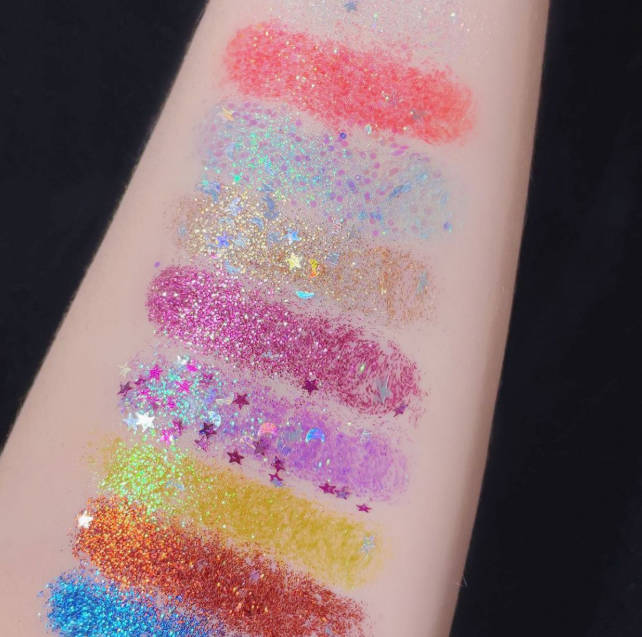Pocket 9 Color Sparkling Eyeshadow Box