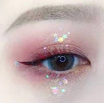 Pocket 9 Color Sparkling Eyeshadow Box