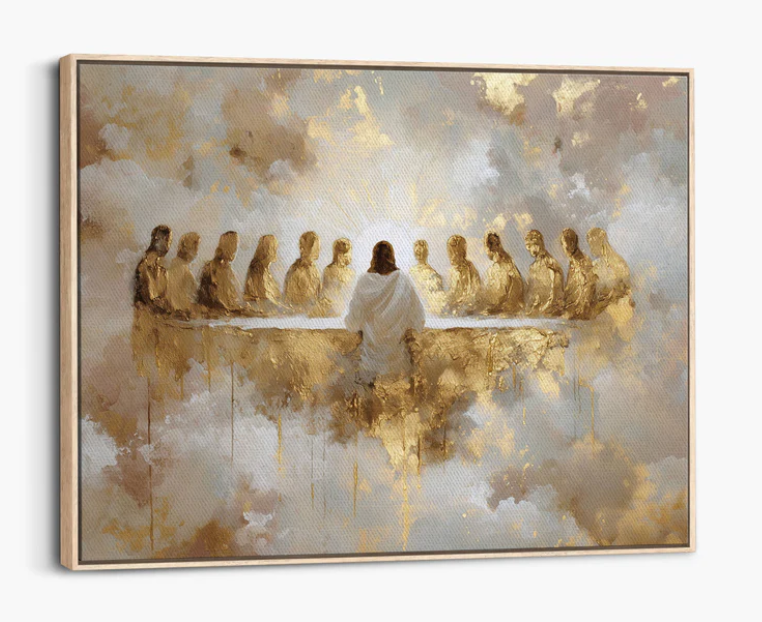 Mountain Cross Faith Canvas Wall Art