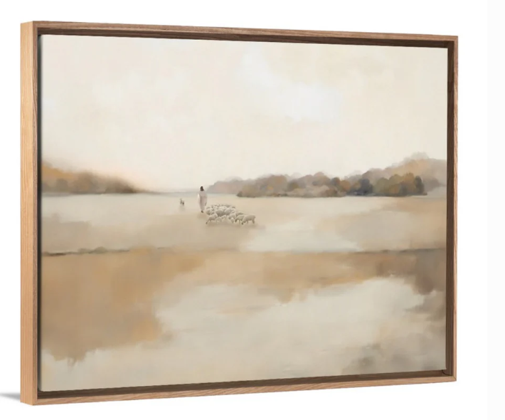 Mountain Cross Faith Canvas Wall Art