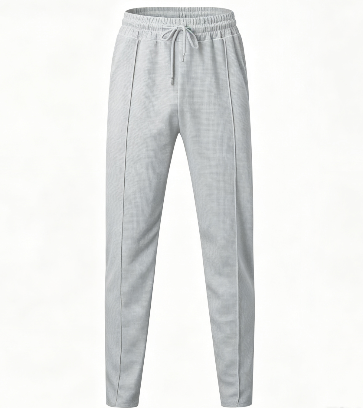 Men's Waffle Knit 2-Piece Casual Sports Set