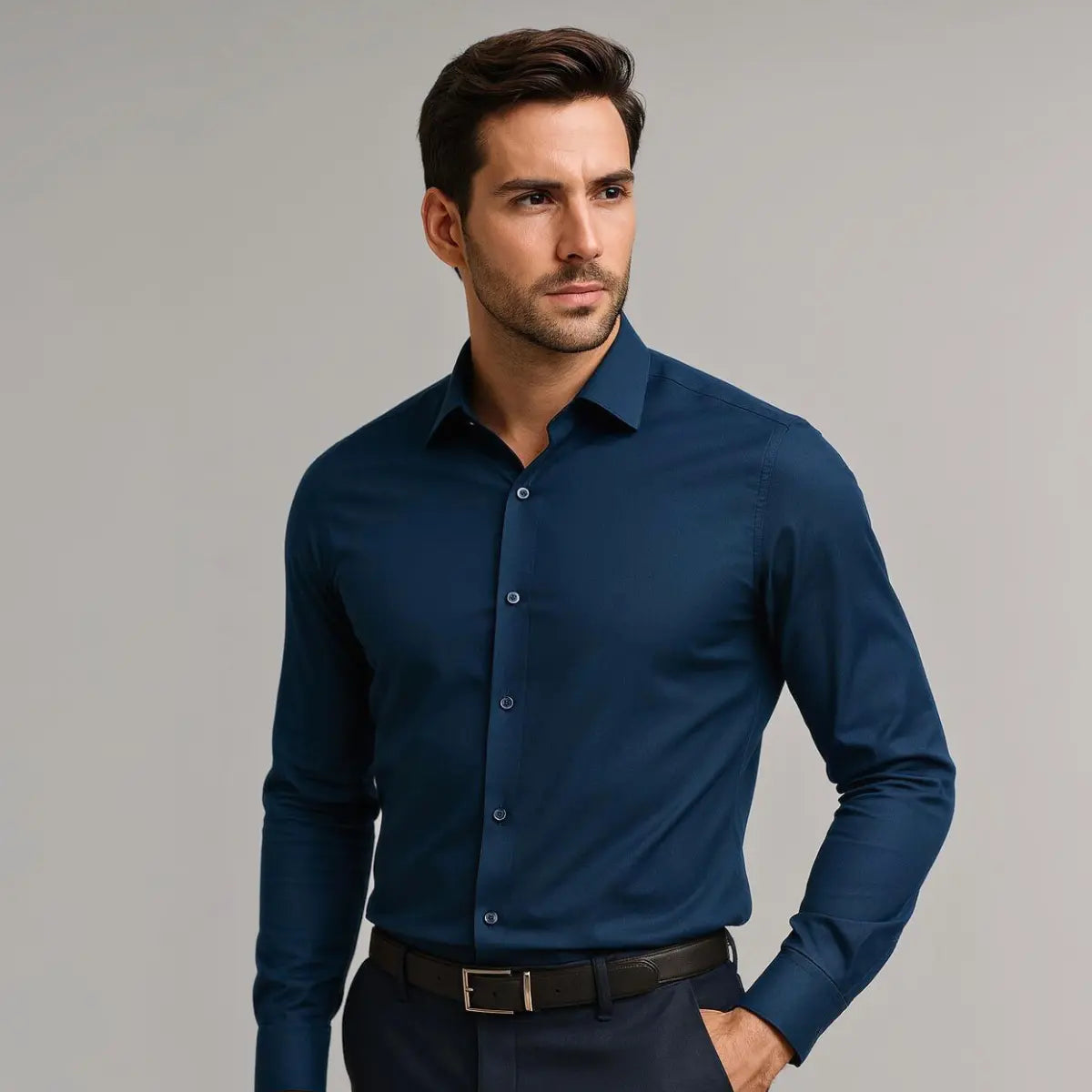 Men's Wrinkle-Free Shirt - Easy-Care Comfort