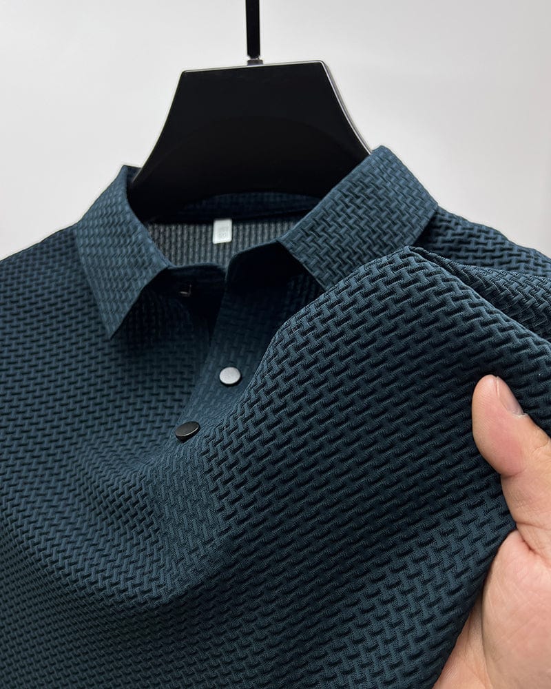 Men's Ice Silk Short Sleeve Polo Shirt