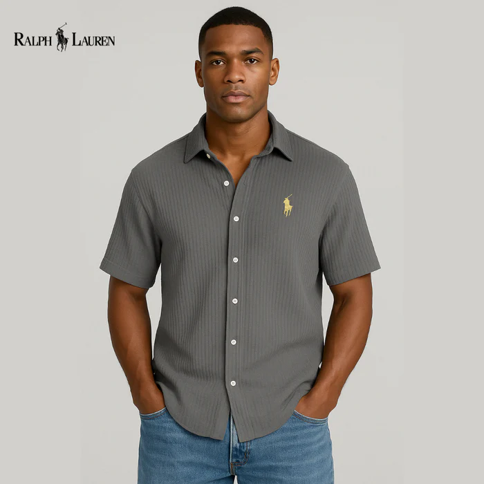Luxury Men's Casual Short-Sleeve Shirt