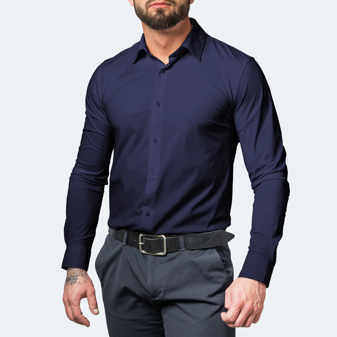 High Stretch Wrinkle-Resistant Men's Shirt