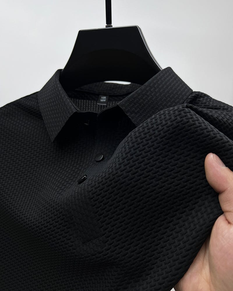 Men's Ice Silk Short Sleeve Polo Shirt