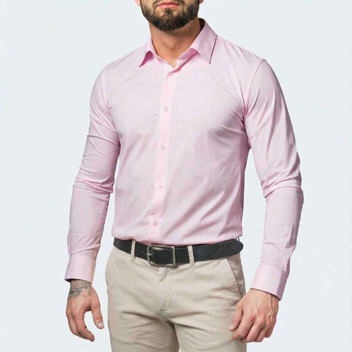 High Stretch Wrinkle-Resistant Men's Shirt