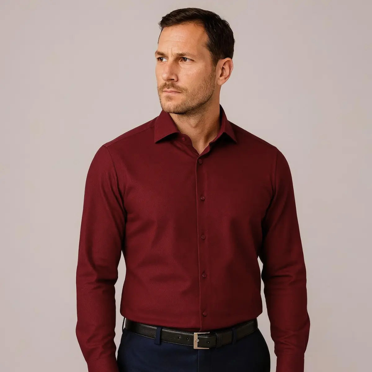 Men's Wrinkle-Free Shirt - Easy-Care Comfort