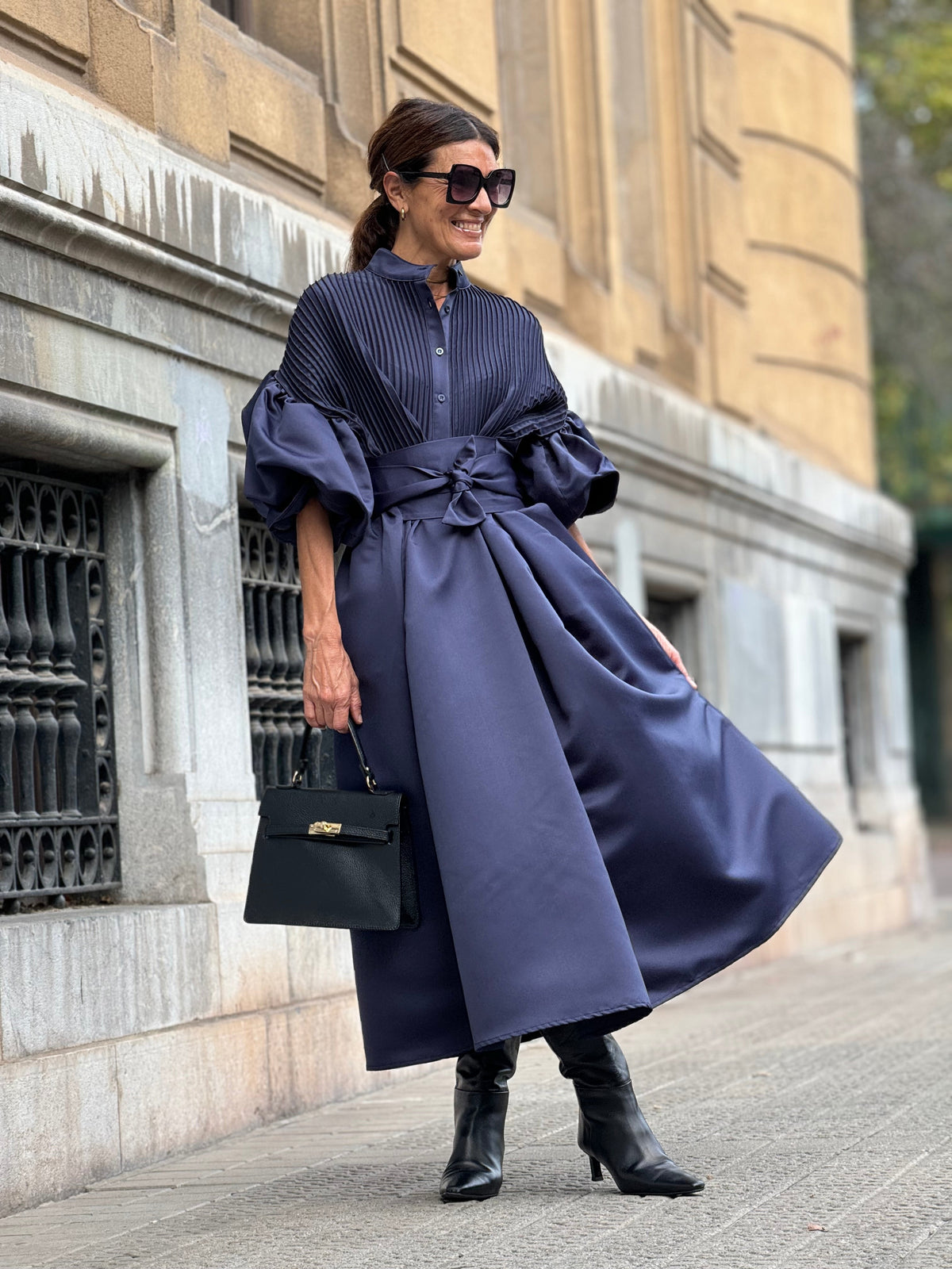 Phoebe Classic Dress -Timeless Minimalist Elegance