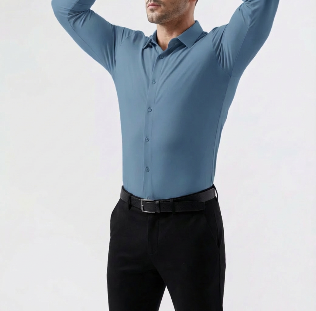 High Stretch Wrinkle-Resistant Men's Shirt