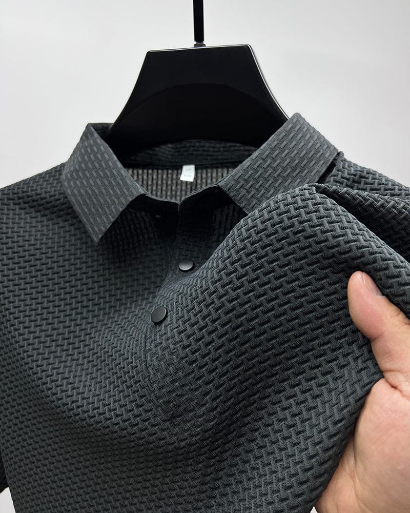 Men's Ice Silk Short Sleeve Polo Shirt