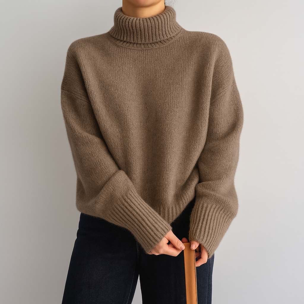 Women's Warm Cashmere Sweater - Soft & Cozy