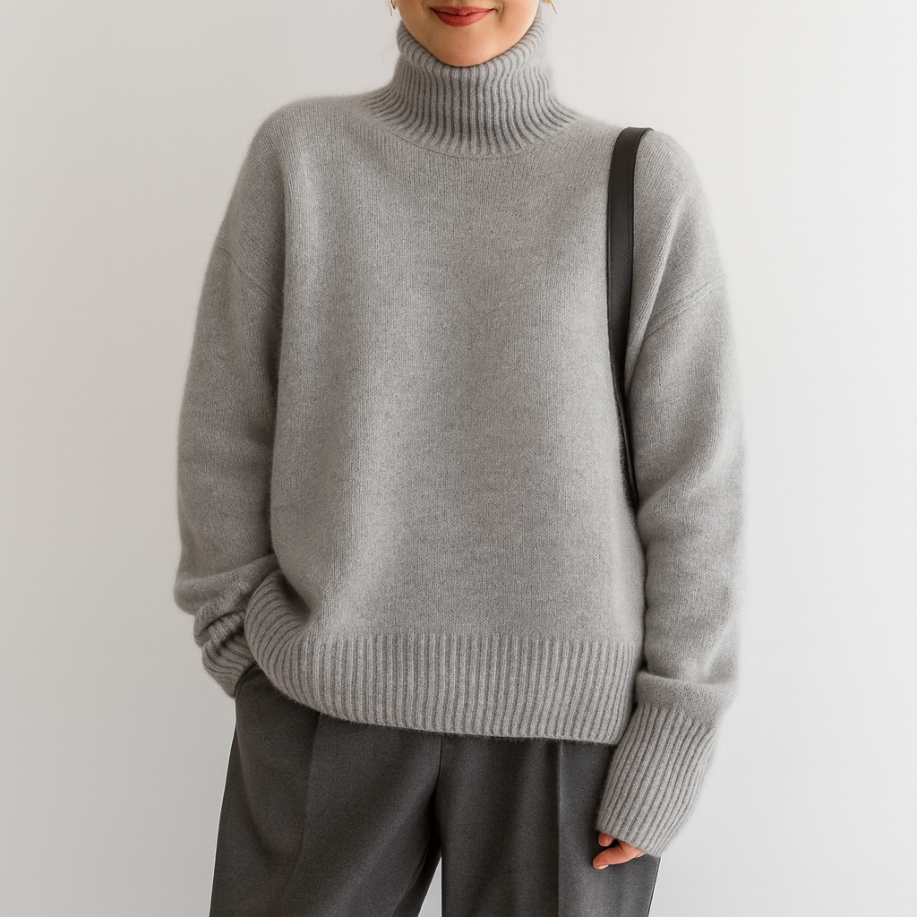 Women's Warm Cashmere Sweater - Soft & Cozy