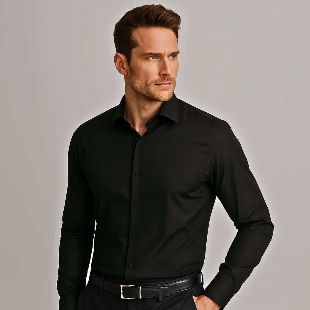 Men's Wrinkle-Free Shirt - Easy-Care Comfort